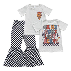 kid life checkerboard girls outfits