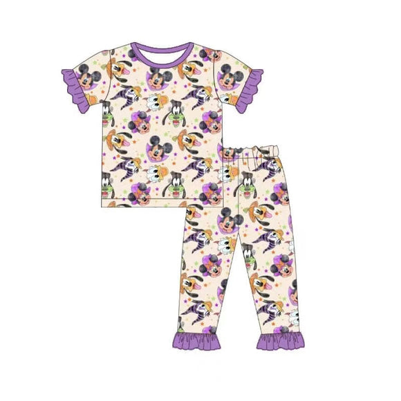 Deadline May 10 pre order Short sleeves mouse duck top pants girls pajamas