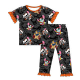 pre order Short sleeves bat koala pants girls Halloween pajamas