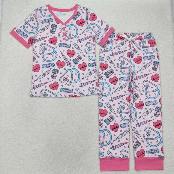 GSPO1861 adult women Valentine's Day pajamas