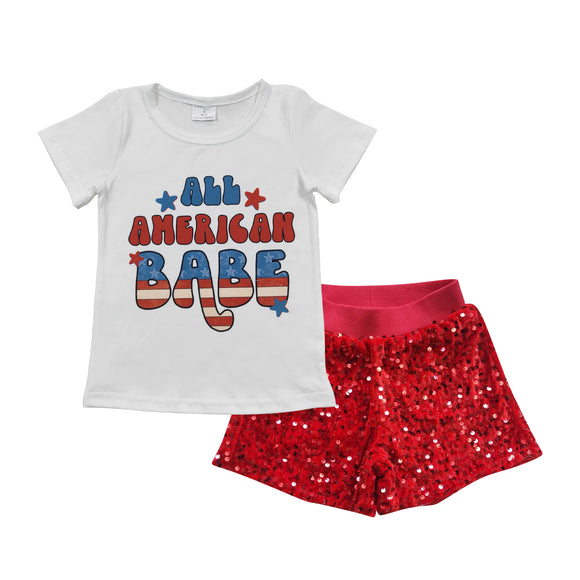 4th of July all American babe girls outfit