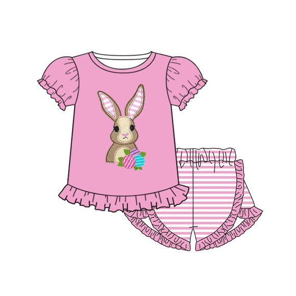 GSSO0369--pre order Easter PINK girls outfits