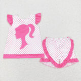 GSSO0384--cartoon girls pink outfits