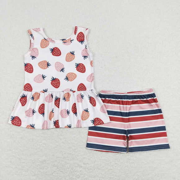 GSSO0505-- Strawberries girls outfits