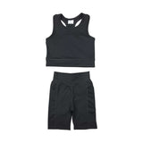 Multicolored yoga girl summer set