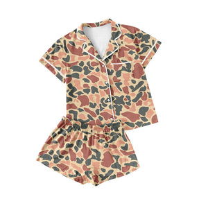 GSSO1550 pre-order adult pajamas camouflage adult women summer pajamas set-2024.11.21