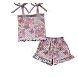 11.15 Pre-order GSSO2885 baby flower butterfly shorts outfits