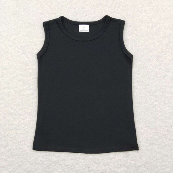 GT0419-- black sleeveless shirt