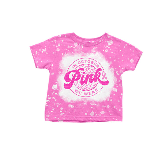 Deadline May 20 pre order In October we wear pink leopard girls shirt