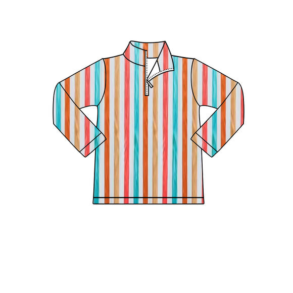 Pre-order GT0792  long sleeve stripe pullover