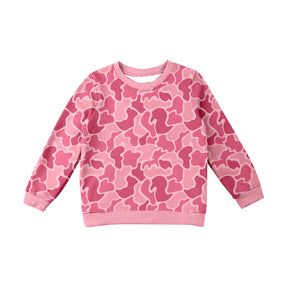 Pre-order GT0865 long sleeve pink camo top