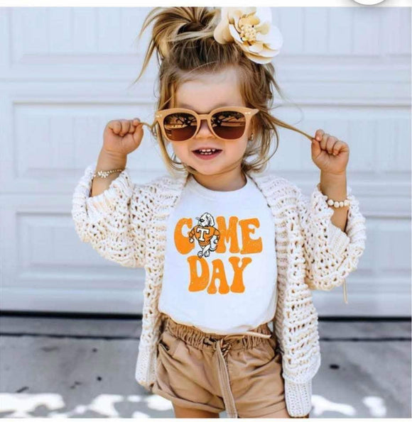 MOQ 3 custom style  game Day Tennessee VOLS boy top