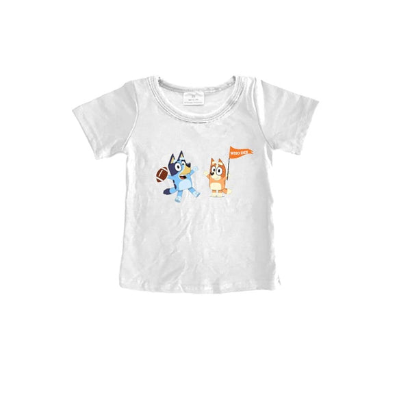 custom style MOQ 3 cartoon girls top