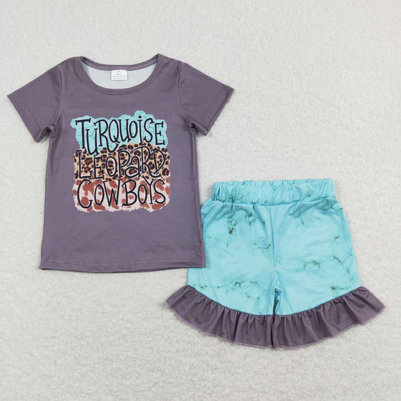 GSSO0545--summer turquoise cowboys girls outfits
