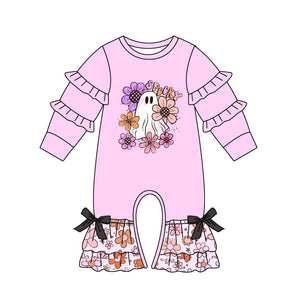 Pre-order LR1209 Baby girls spooky romper ( Deadline July 3 )