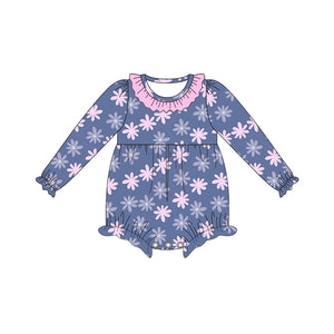 Pre-order LR1432 Baby girls floral romper ( Deadline August 2 )