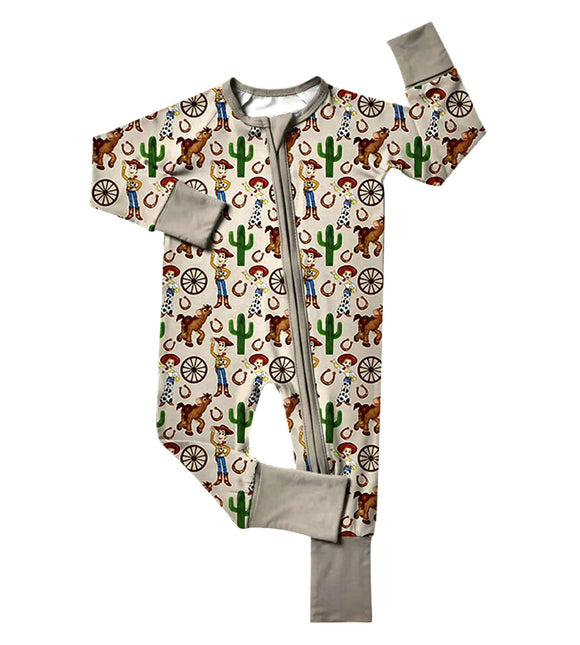 LR1567 pre order long sleeves western cartoon sleeper