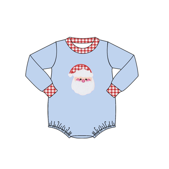 LR1734 pre order long sleeve Santa blue bubble