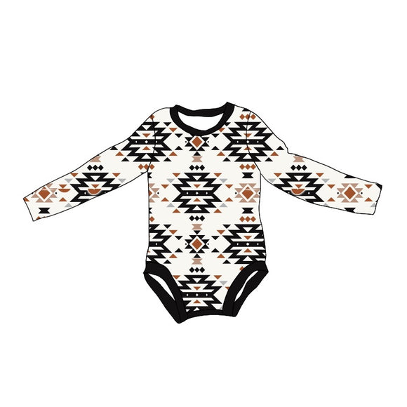 LR1822 pre order long sleeve  western Aztec bubble