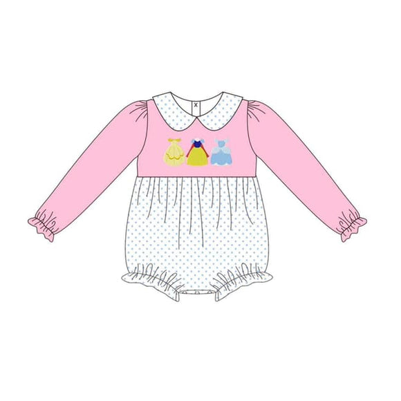 LR1830 pre order long sleeve princess pink bubble