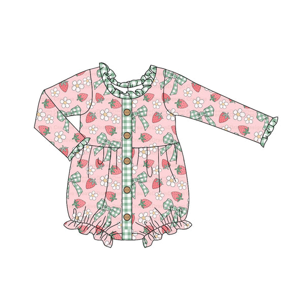 LR1981 pre order long sleeveStrawberry  bubble