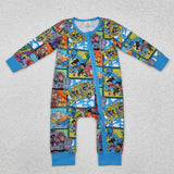 LR2040 baby boy clothes cartoon boy winter bamboo romper