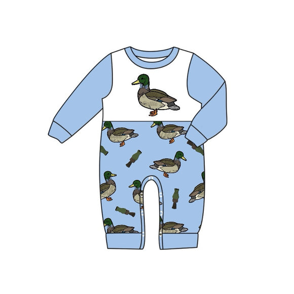 LR2101 pre-order baby boy clothes mallard boy winter romper-2024.11.4