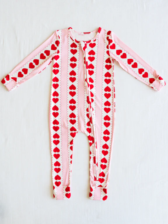 LR2132 pre-order baby girl clothes love girl valentines day winter romper-2024.11.15