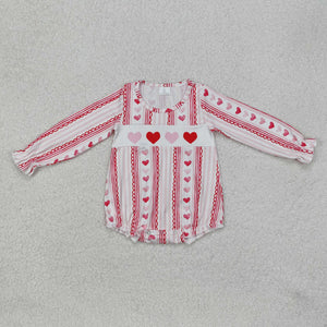 LR2134 baby girl clothes love girl Valentine's Day romper