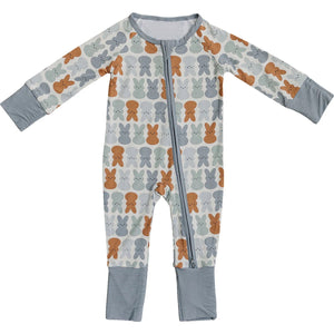 LR2144 pre-order baby boy clothes rabbit toddler boy easter romper-2024.11.21