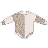 Pre-ordre LR2145 Baby leopard long sleeve romper（Deadline Nov.22）
