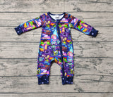 Pre-ordre LR2164 Baby moster zipper romper（Deadline Dec.12）