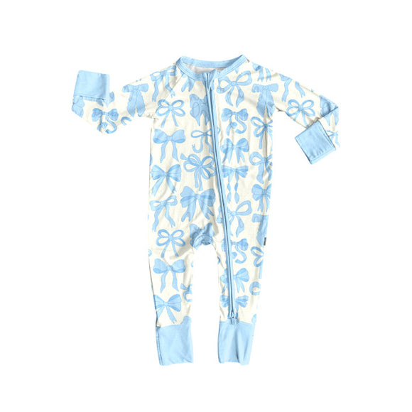 LR2581 pre-order baby girl clothes bows toddler girl winter romper-2025.9.8