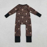 LR2591  baby boy clothes Aztec toddler  boy western winter romper