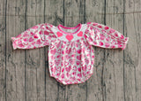 10.9 Pre-order LR2767 baby girls embroidered Valentine's long sleeves romper