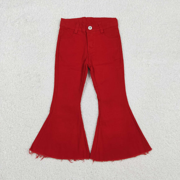 P0083 new style Denim red pants