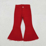 P0083 new style Denim red pants