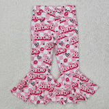 P0294--new style CARTOON girls pink jeans