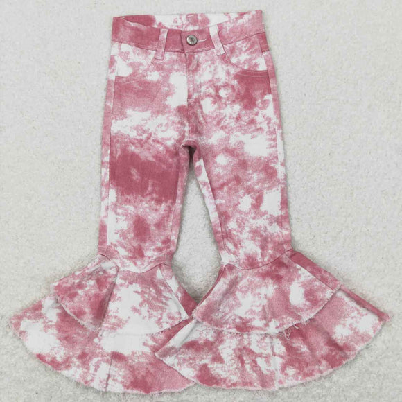 P0399-- Tie dye pink jeans