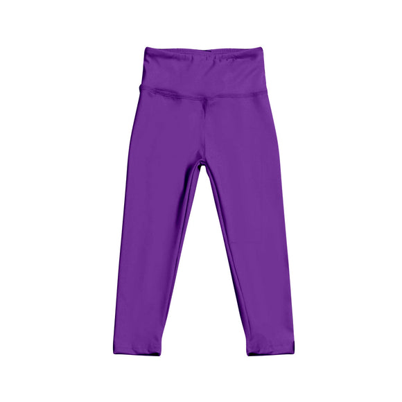 P0713 pre-order baby girl clothes  purple girls yoga pant-2024.11.11