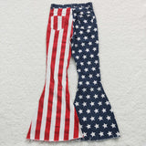 4th of July Adult Bell-bottom jeans