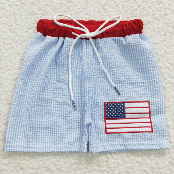 4th of July USA swimming trunks