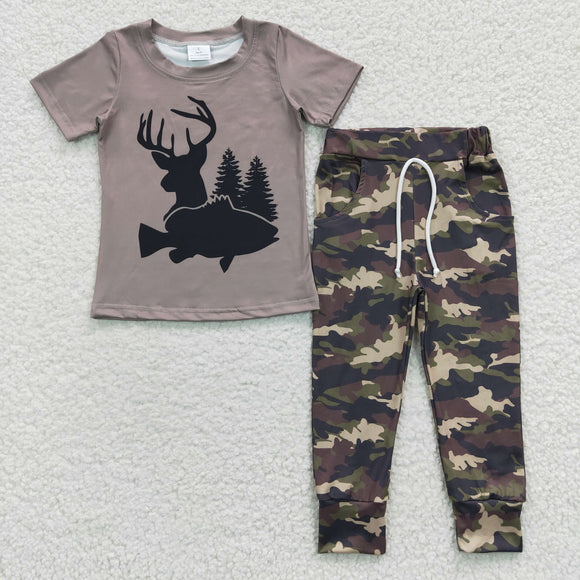 Camouflage deer boy clothing