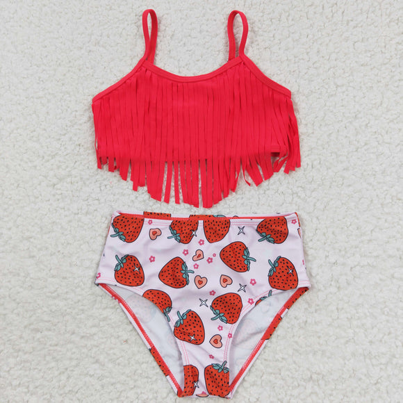 strawberry tassel swim suit