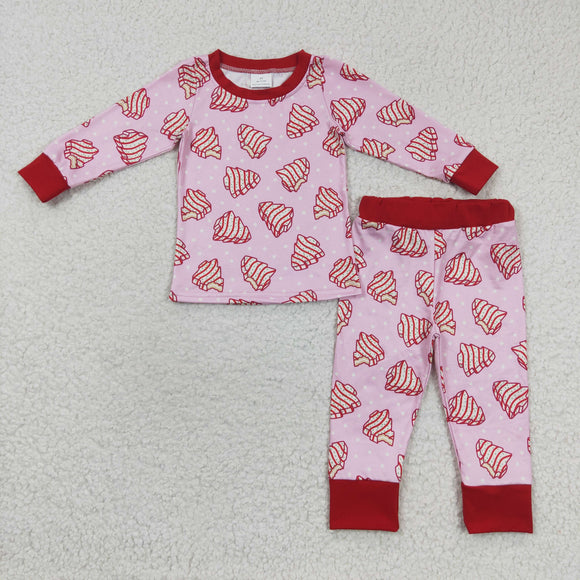 cake pink girl pajamas clothing--GLP0453