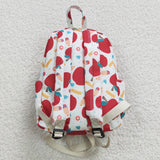 High quality  back to school apple print backpack