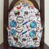 High quality  back to school ABC  and 123 print backpack