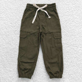 Dark green cargo pants