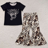 --GSPO0686-- cow black girls clothing