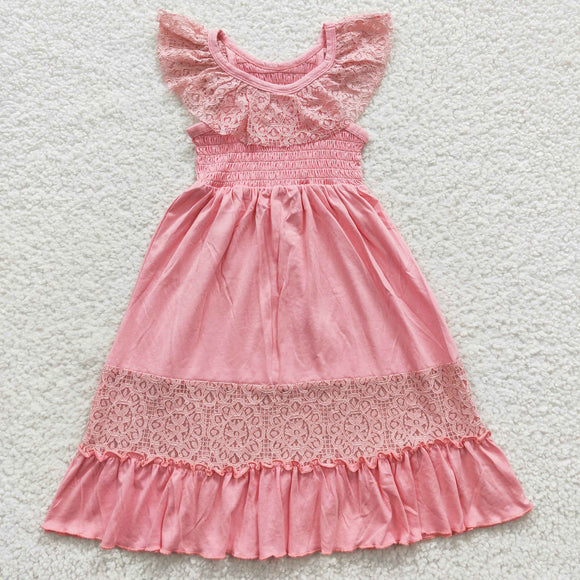 new style summer pink dress